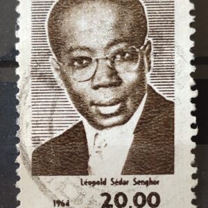 C 514 Selo Presidente do Senegal Leopold Sedar Senghor Personalidade 1964 Circulado 10
