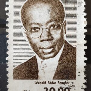 C 514 Selo Presidente do Senegal Leopold Sedar Senghor Personalidade 1964 Circulado 12