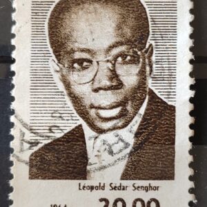 C 514 Selo Presidente do Senegal Leopold Sedar Senghor Personalidade 1964 Circulado 13