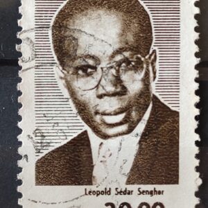 C 514 Selo Presidente do Senegal Leopold Sedar Senghor Personalidade 1964 Circulado 15