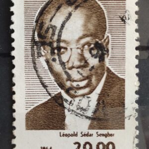 C 514 Selo Presidente do Senegal Leopold Sedar Senghor Personalidade 1964 Circulado 4