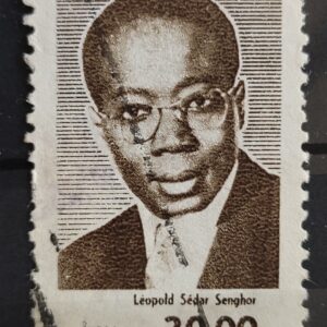 C 514 Selo Presidente do Senegal Leopold Sedar Senghor Personalidade 1964 Circulado 5