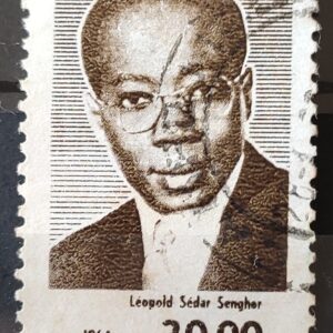 C 514 Selo Presidente do Senegal Leopold Sedar Senghor Personalidade 1964 Circulado 6