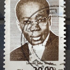 C 514 Selo Presidente do Senegal Leopold Sedar Senghor Personalidade 1964 Circulado 7