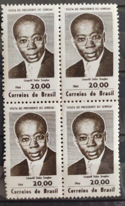 C 514 Selo Presidente do Senegal Leopold Sedar Senghor Personalidade 1964 Quadra