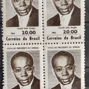 C 514 Selo Presidente do Senegal Leopold Sedar Senghor Personalidade 1964 Quadra