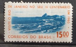 C 515 Selo 4 Centenario Cidade Rio de Janeiro Flamengo 1964 1