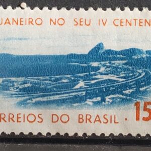 C 515 Selo 4 Centenario Cidade Rio de Janeiro Flamengo 1964 1