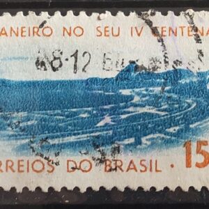 C 515 Selo 4 Centenario Cidade Rio de Janeiro Flamengo 1964 Circulado 1
