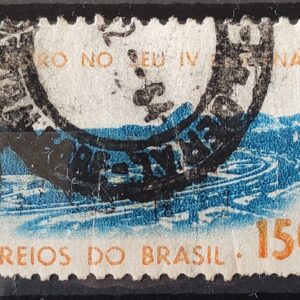 C 515 Selo 4 Centenario Cidade Rio de Janeiro Flamengo 1964 Circulado 11