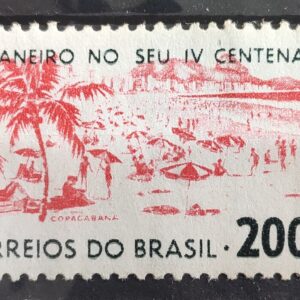 C 517 Selo 4 Centenario Cidade Rio de Janeiro Copacabana 1964