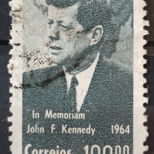 C 519 Selo Presidente dos Estados Unidos John Kennedy JFK Personalidade 1964 Circulado 11