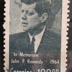 C 519 Selo Presidente dos Estados Unidos John Kennedy JFK Personalidade 1964 Circulado 4