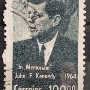 C 519 Selo Presidente dos Estados Unidos John Kennedy JFK Personalidade 1964 Circulado 5