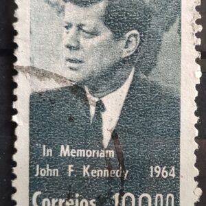 C 519 Selo Presidente dos Estados Unidos John Kennedy JFK Personalidade 1964 Circulado 8
