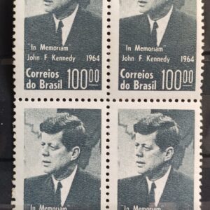 C 519 Selo Presidente dos Estados Unidos John Kennedy JFK Personalidade 1964 Quadra