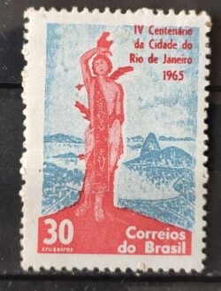 C 522 Selo 4 Centenario Cidade Rio de Janeiro 1965 MH