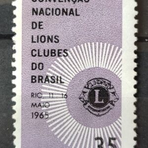 C 527 Selo Convencao Nacional de Lions Clubes 1965 1