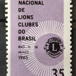 C 527 Selo Convencao Nacional de Lions Clubes 1965 2