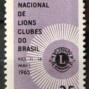C 527 Selo Convencao Nacional de Lions Clubes 1965 MH