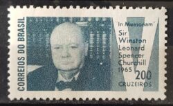 C 532 Selo Presidente da Inglaterra Winston Churchill 1965 MH 1