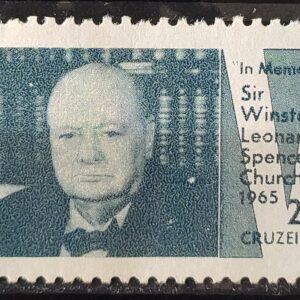 C 532 Selo Presidente da Inglaterra Winston Churchill 1965 MH 1