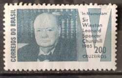 C 532 Selo Presidente da Inglaterra Winston Churchill 1965 MH 2