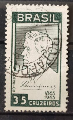 C 536 Selo Centenario Natalicio de Leoncio Correia 1965 Circulado 3