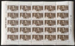 C 539 Selo Visita Graos Duques de Luxemburgo Monarquia 1965 Folha