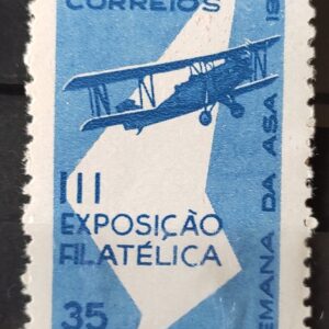 C 540 Selo Semana da Asa Exposicao Filatelica Aviao Aviacao 1965
