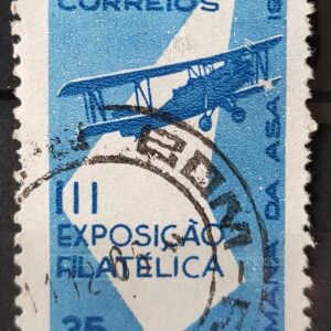 C 540 Selo Semana da Asa Exposicao Filatelica Aviao Aviacao 1965 Circulado 5