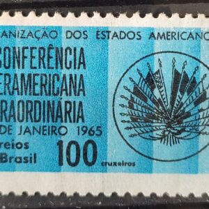 C 541 Selo Conferencia Interamericana Extraordinaria 1965 MH 1