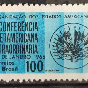 C 541 Selo Conferencia Interamericana Extraordinaria 1965 MH 2