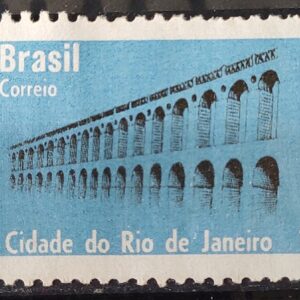 C 544 Selo 4 Centenario do Rio de Janeiro Arcos da Lapa 1965