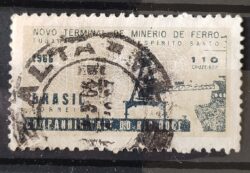 C 546 Selo Terminal de Minerio de Tubarao Economia 1966 Circulado 1