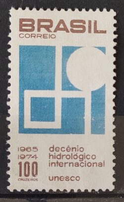 C 550 Selo Decenio Hidrologico Internacional Agua Unesco 1966 1