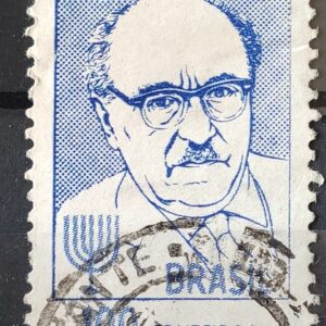 C 551 Selo Presidente de Israel Zalman Shazar 1966 Circulado 3
