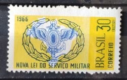 C 553 Selo Nova Lei do Servico Militar 1966 1