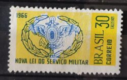 C 553 Selo Nova Lei do Servico Militar 1966 2