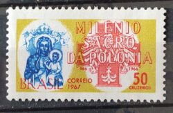 C 565 Selo Milenio Sacro da Polonia Chestocova Religiao 1967 1