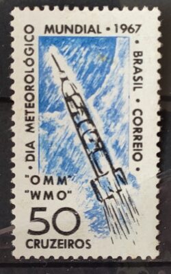 C 566 Selo Dia Meteorologico Mundial 1967