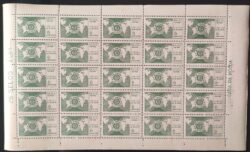 C 568 Selo Jubileu de Ouro do Lions Club Internacional Mapa 1967 Folha