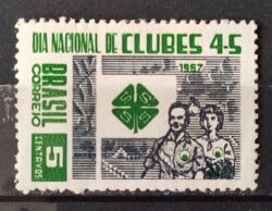 C 573 Selo Dia Nacional de Clubes 4 S Ser Saber Saude Sentir 1967 2
