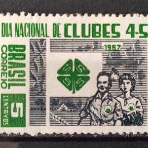 C 573 Selo Dia Nacional de Clubes 4 S Ser Saber Saude Sentir 1967 2