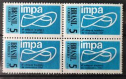C 574 Selo Coloquio Brasileiro de Matematica Pocos de Caldas impa 1967 Quadra