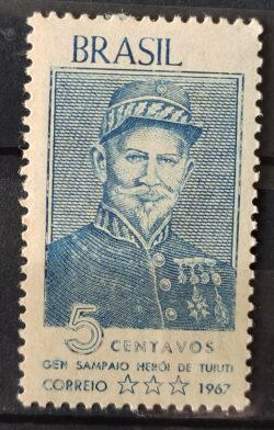C 577 Selo General Antonio de Sampaio Heroi Tuiuti Militar 1967 1