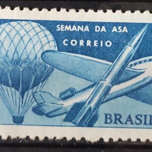 C 583 Selo Semana da Asa Aviao Balao Foguete Aviacao 1967 1