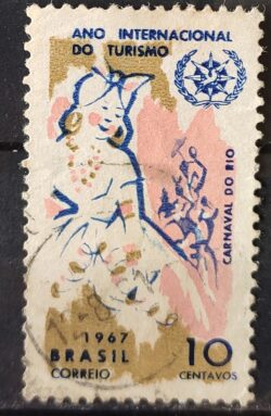 C 584 Selo Ano Internacional do Turismo 1967 Circulado 1