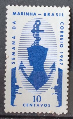 C 585 Selo Semana da Marinha Militar Navio 1967