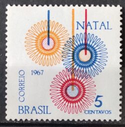 C 586 Selo Natal Religiao 1967